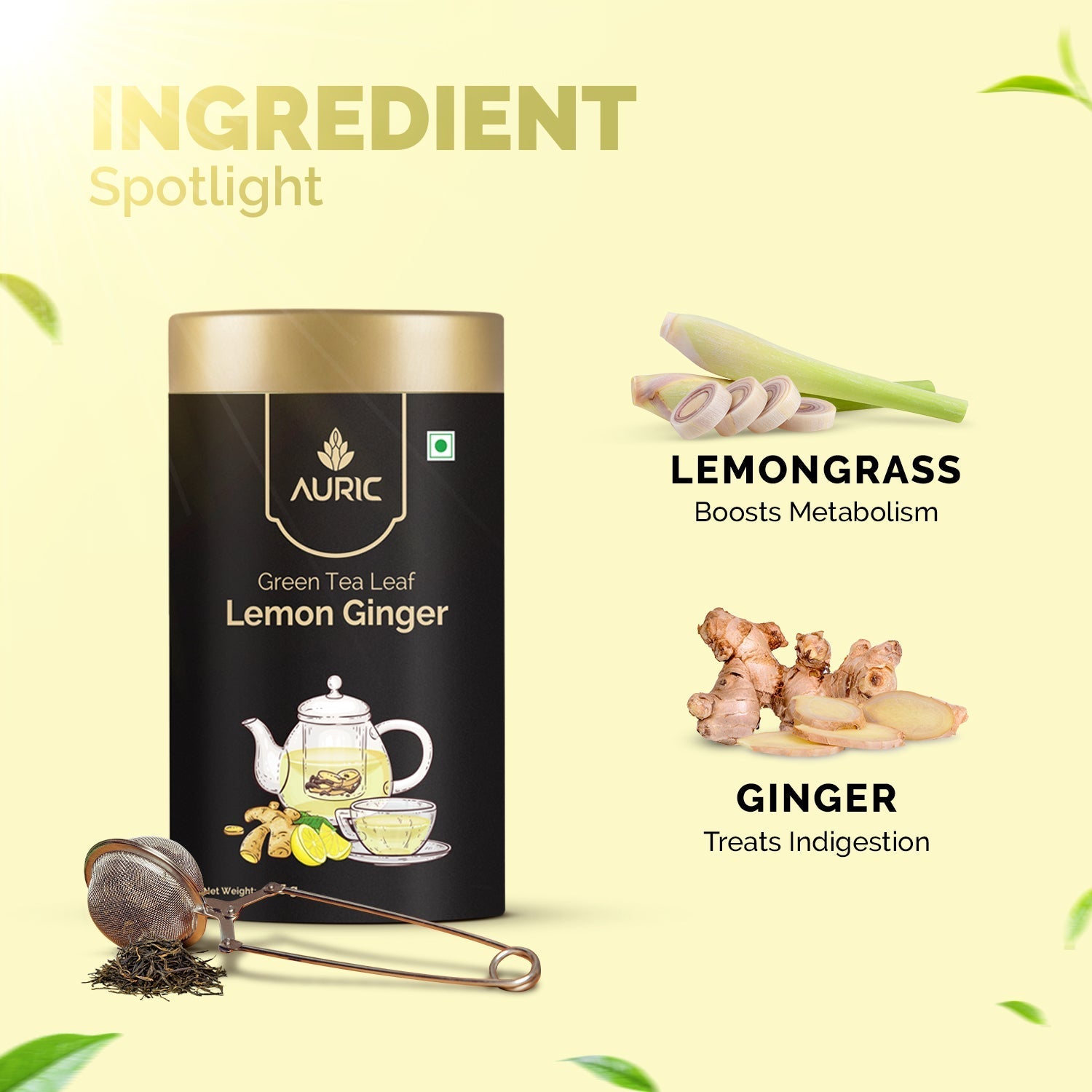 Auric Green Tea Combo